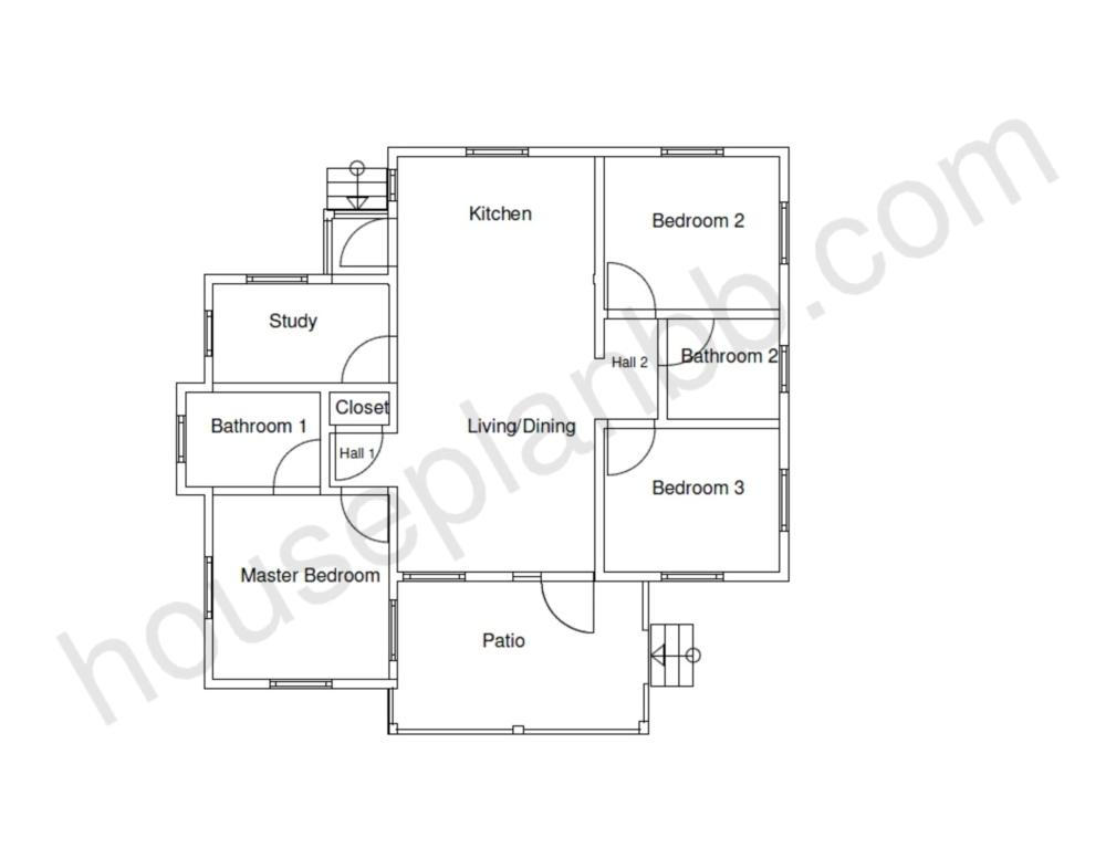 houseplanbb.com - View our sample home designs - 1 bedroom plans, 2