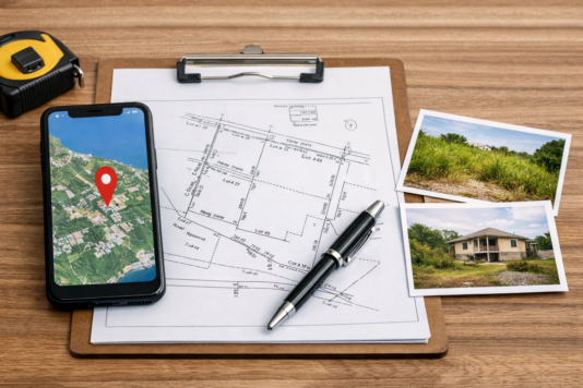 Sample house plan drawings showing floor plan and elevations