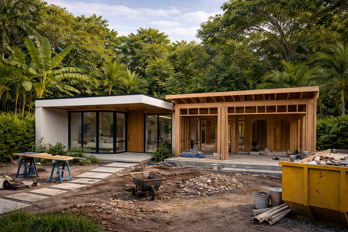 Home extension concept rendering