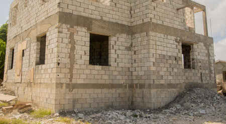 House plan drawings illustrating a retention plan in Barbados