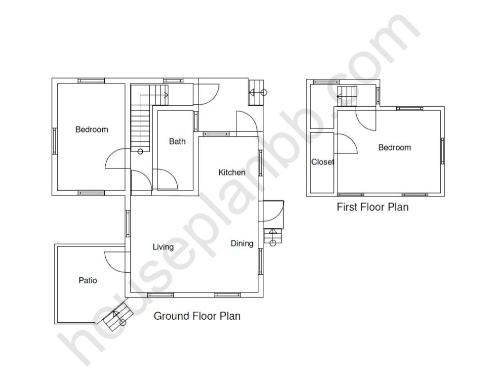 houseplanbb.com - View our sample home designs - 1 bedroom plans, 2