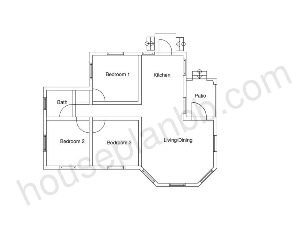 houseplanbb.com - View our sample home designs - 1 bedroom plans, 2